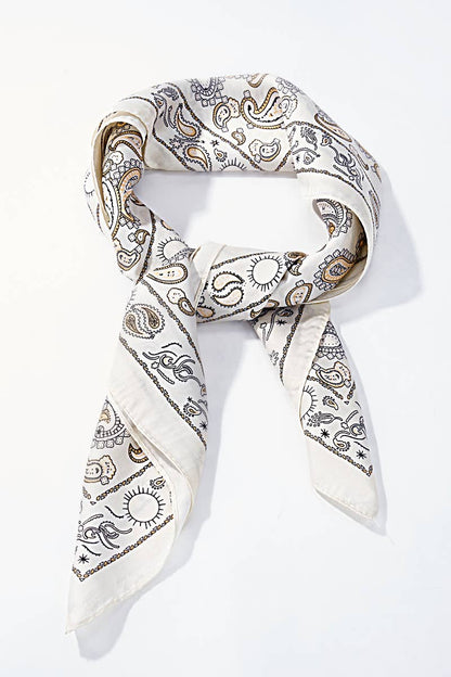Printed scarf 70x70 cm FL36