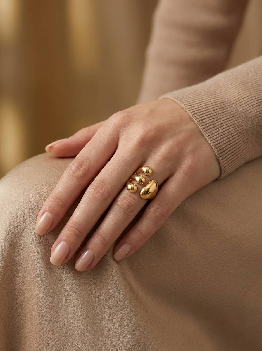Stainless steel ring 424AQ257