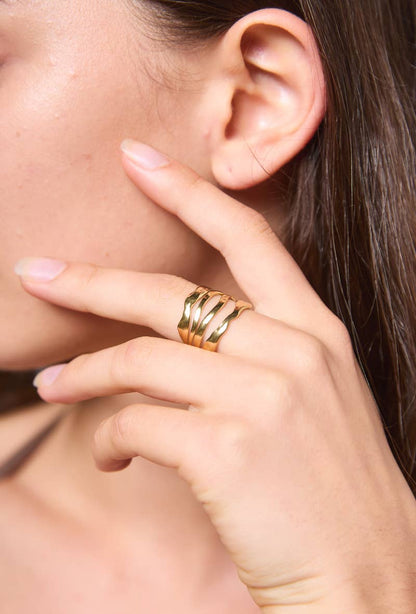 424YC54 stainless steel textured ring
