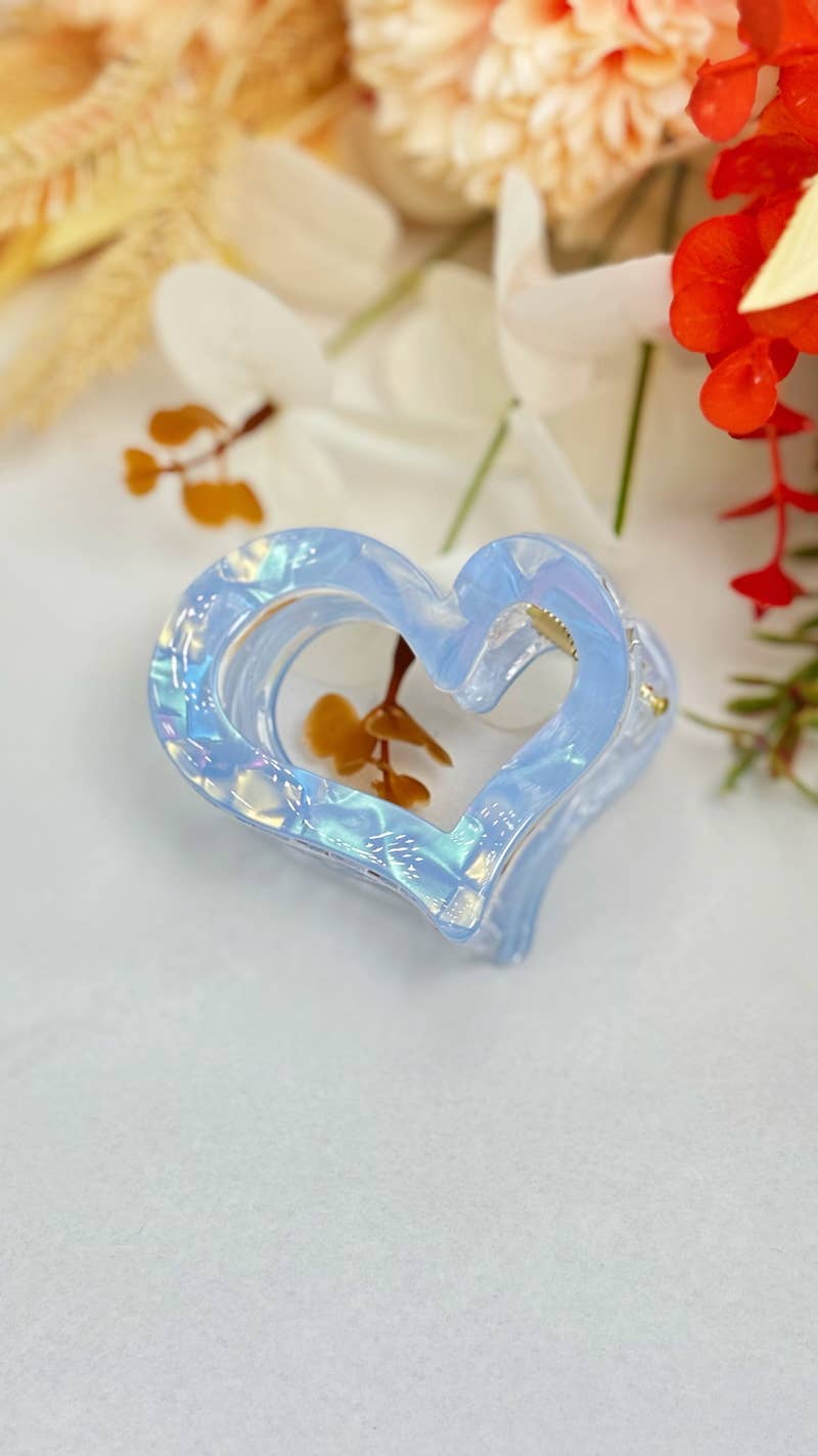 YH31 heart hair clip