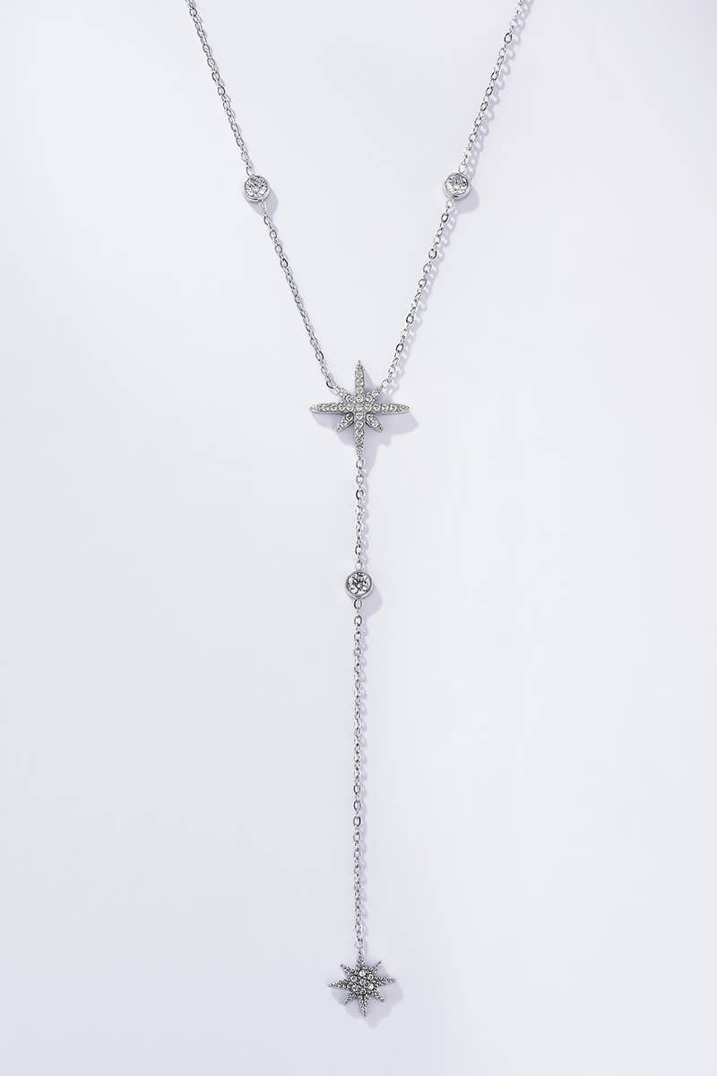224AQ203 Stainless steel Y-necklace