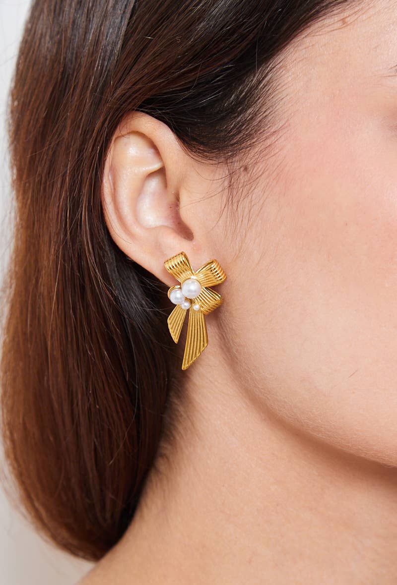 Boucles d'oreilles en acier inoxydable 124YC57