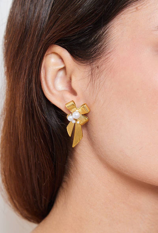 Boucles d'oreilles en acier inoxydable 124YC57