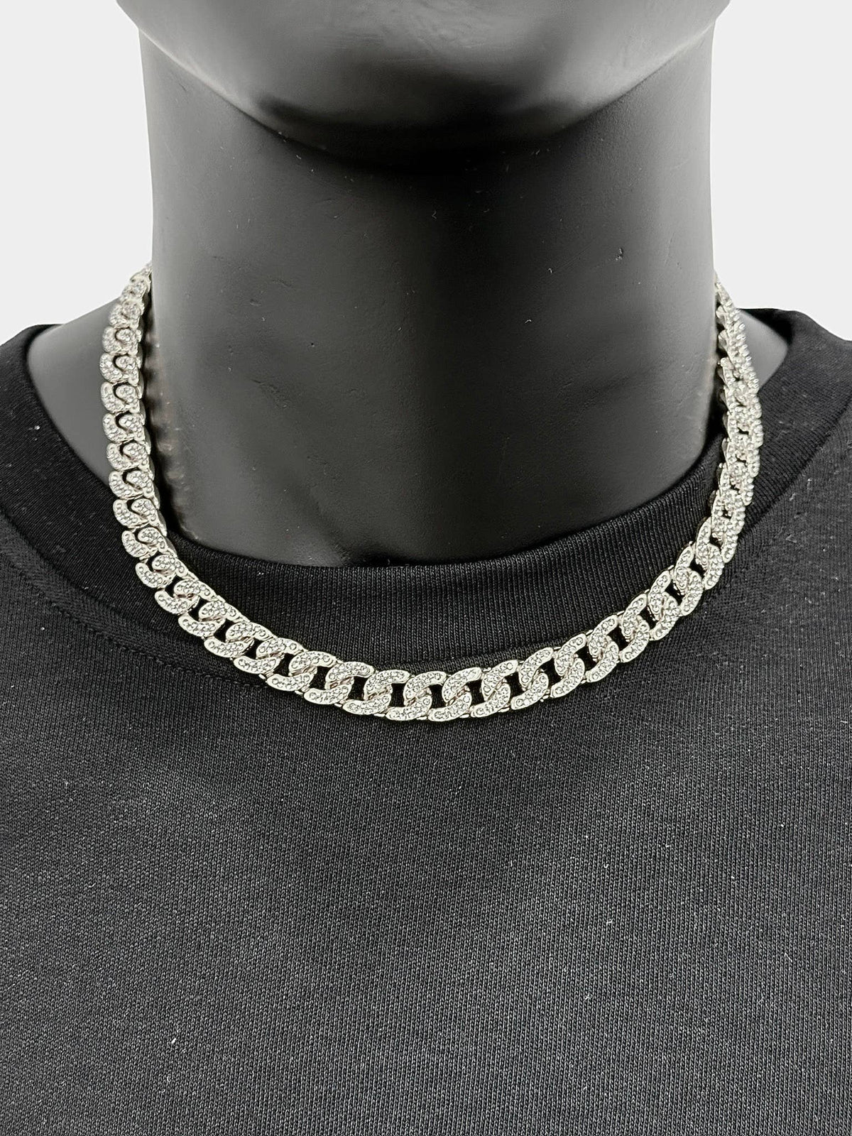 Stainless steel necklace 2K070809-SMALL