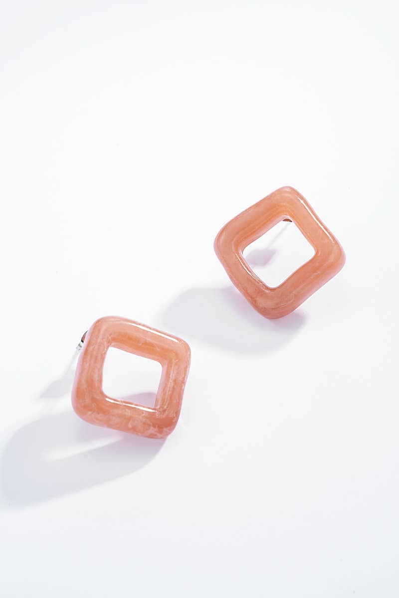 Stainless steel earrings 124CP08