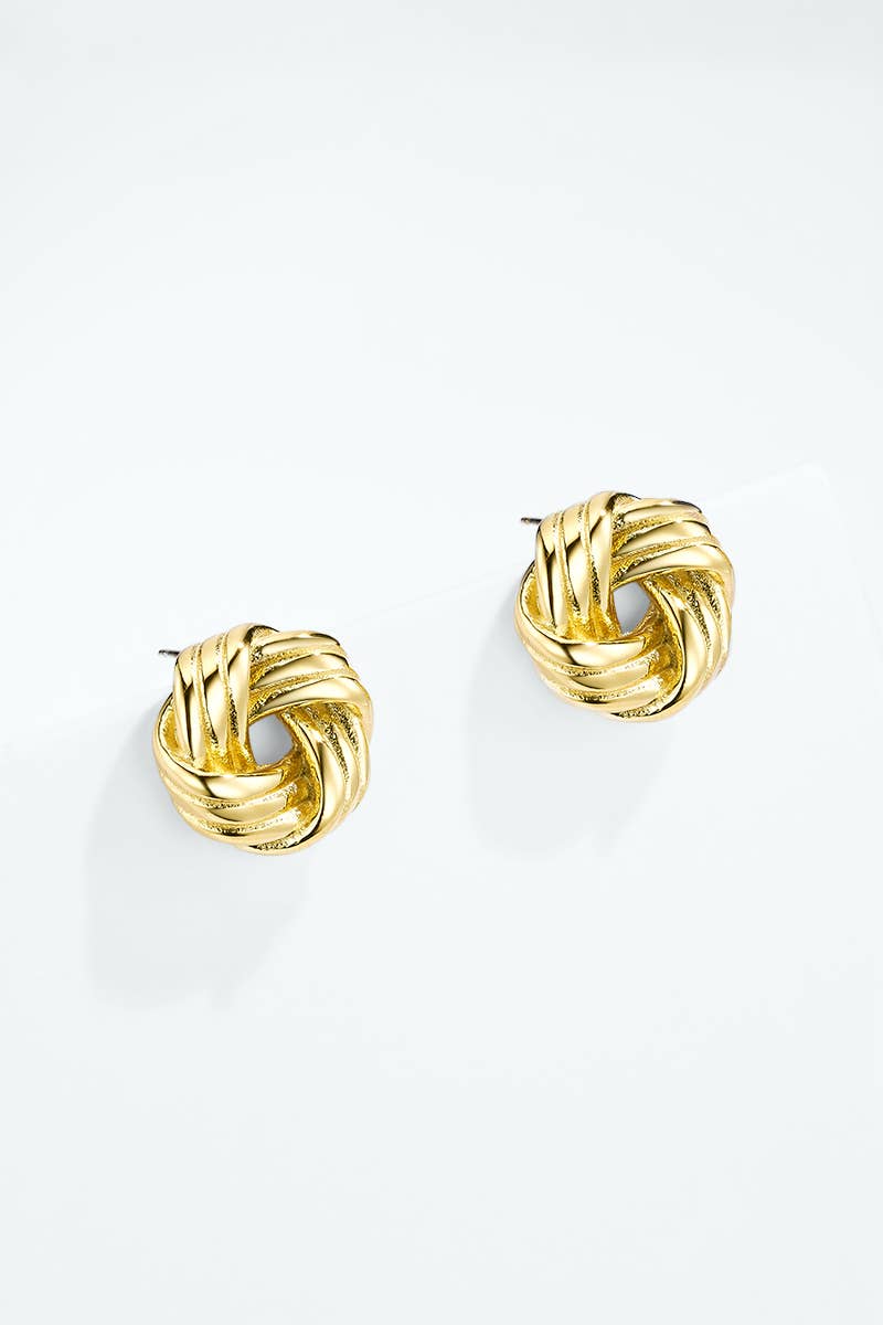 Stainless steel earrings 124AQ698