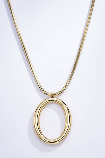 Stainless steel necklace 224AQ52