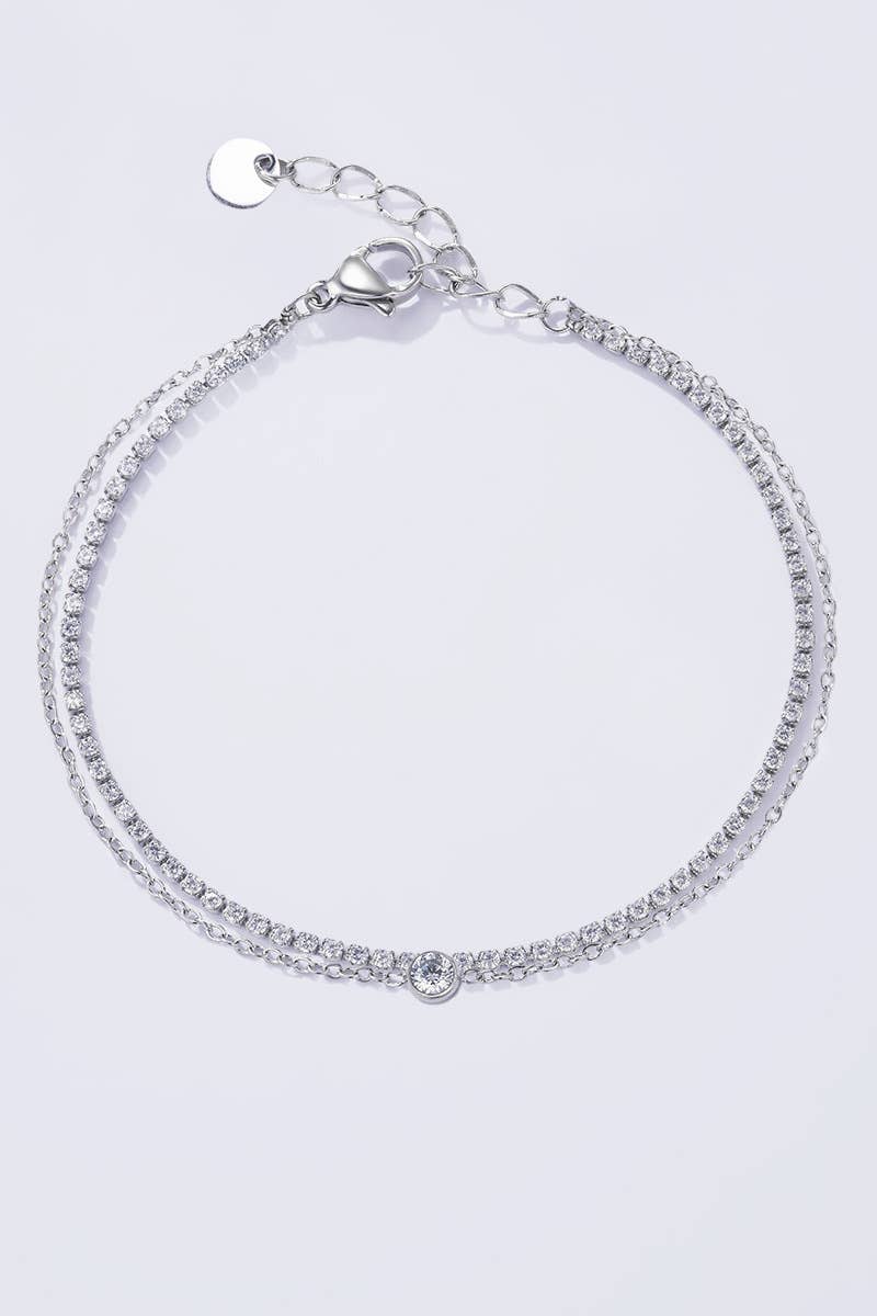 Stainless steel bracelet 324AQ326