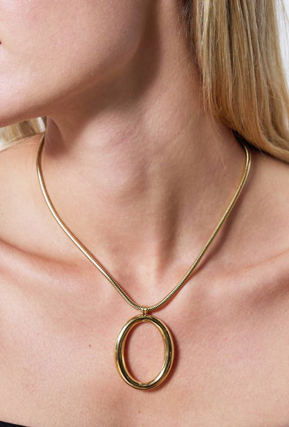 Stainless steel necklace 224AQ52