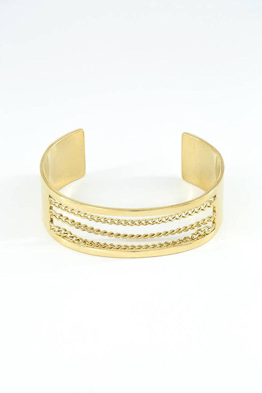 324AQ128 stainless steel bangle