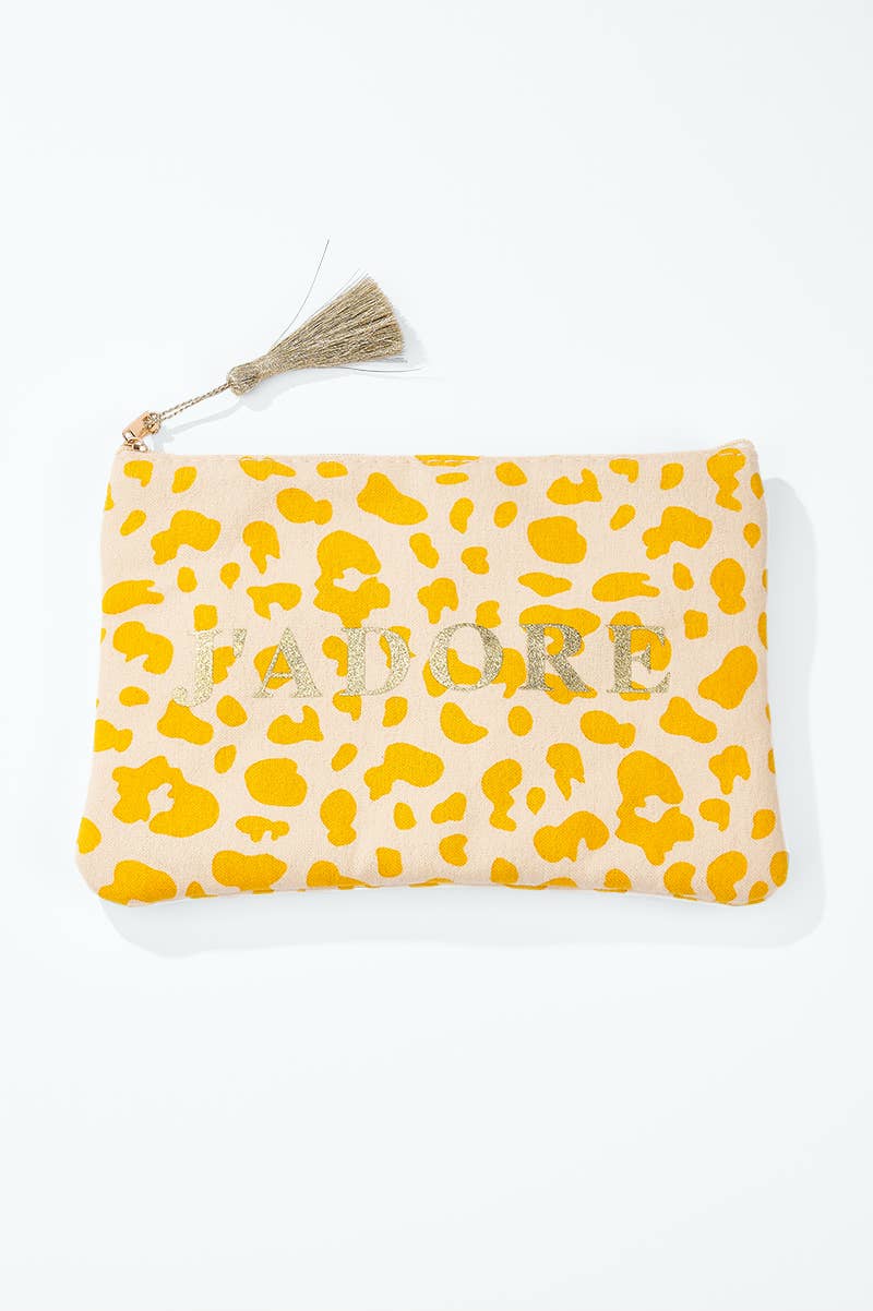 Trousse à maquillage imprimé J'adore 20x15cm CY52