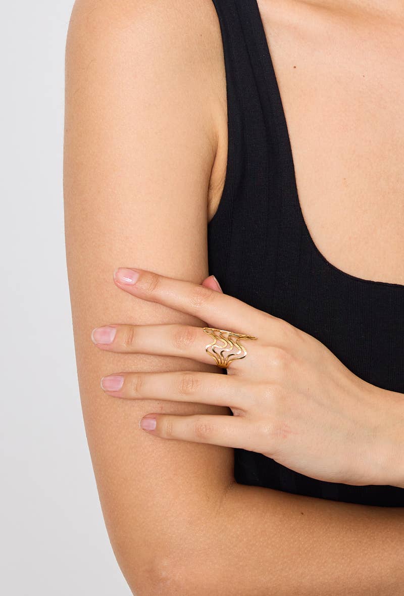 Bague ondulés en acier inoxydable 424YC24