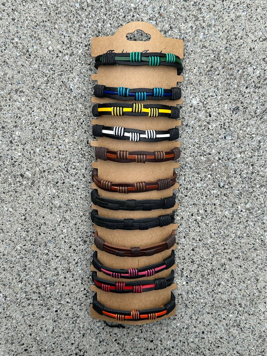 Bracelets en cuir véritable 324QZ11