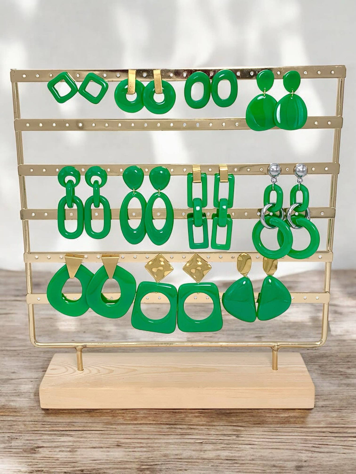 Set de boucles d'oreilles en acier inoxydable SET84