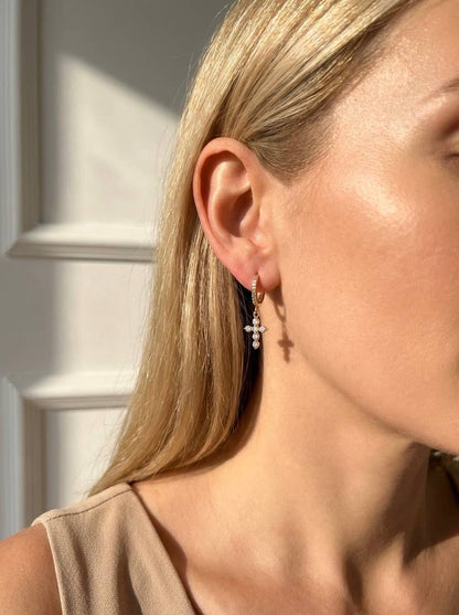 124AQ671 stainless steel earrings