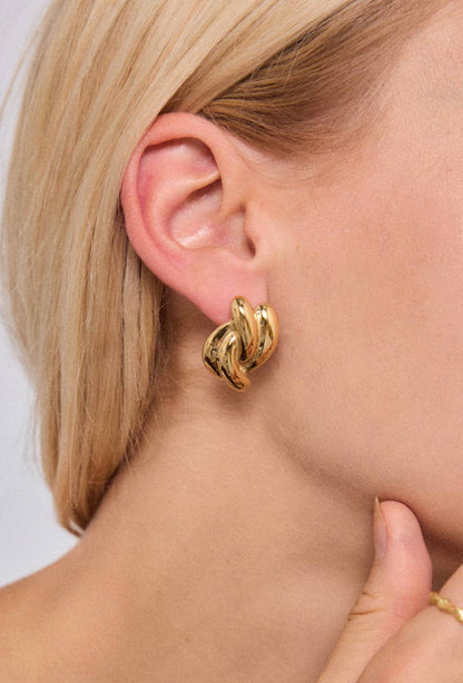 Stainless steel earrings 124AQ502