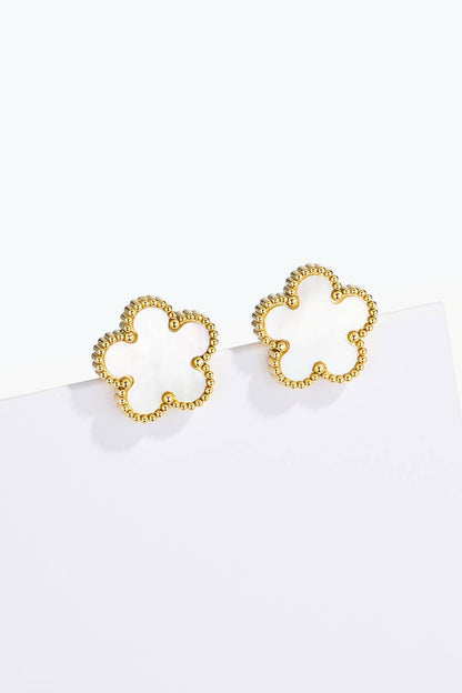 Boucles d'oreilles en acier inoxydable 124AQ001