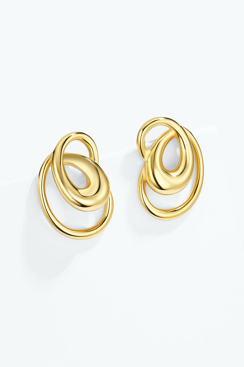 Stainless steel earrings 124AQ677