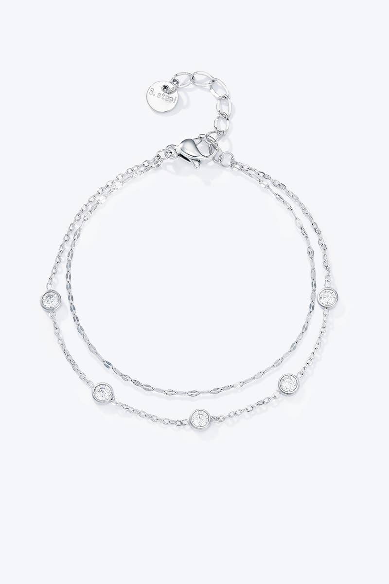 Stainless steel bracelet 324AQ372