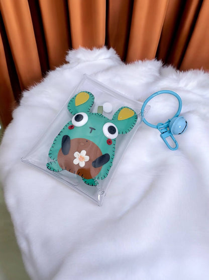 Porte-clé peluche avec clochette JSG19