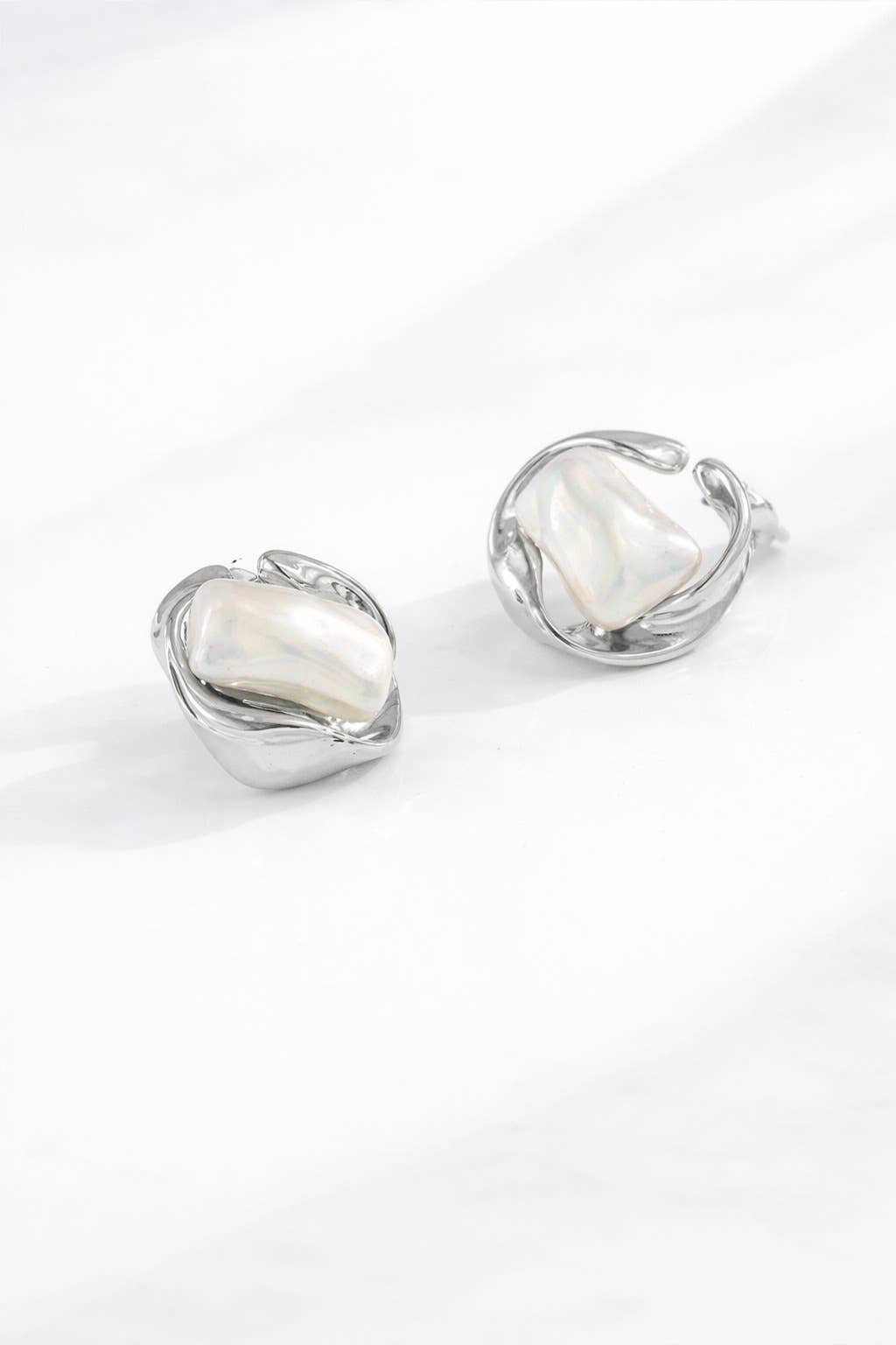 Boucles d'oreilles en acier inoxydable 124AQ327