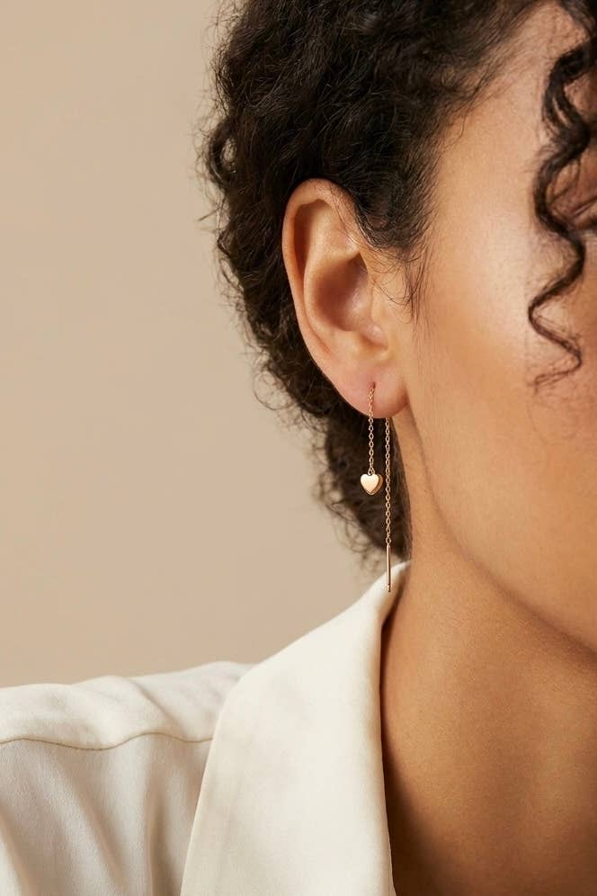Stainless steel earrings 124AQ756