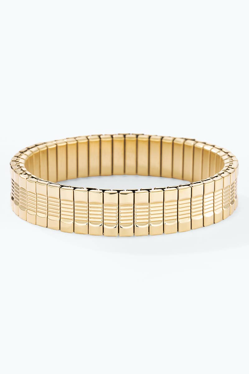 Bracelet jonc en acier inoxydable 324AQ402