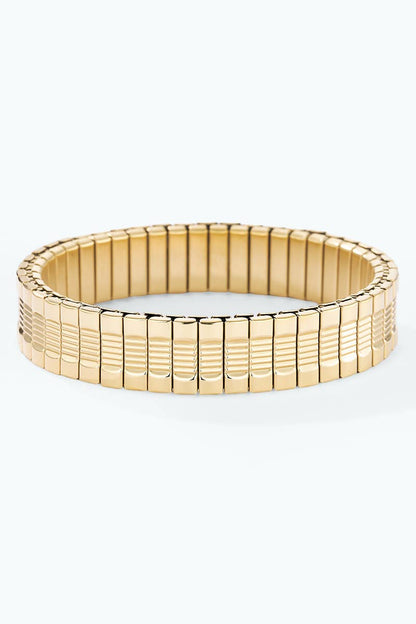 Bracelet jonc en acier inoxydable 324AQ402