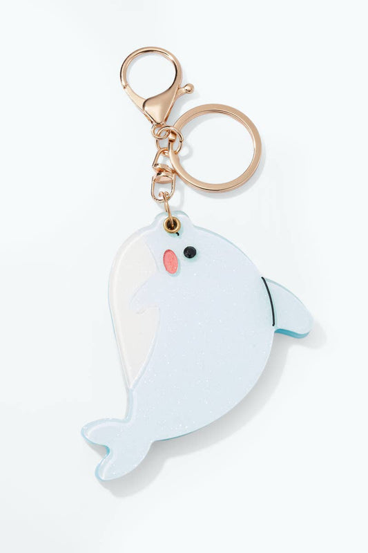 Grigri bag charm Dolphin mirror 9cm PC102LY
