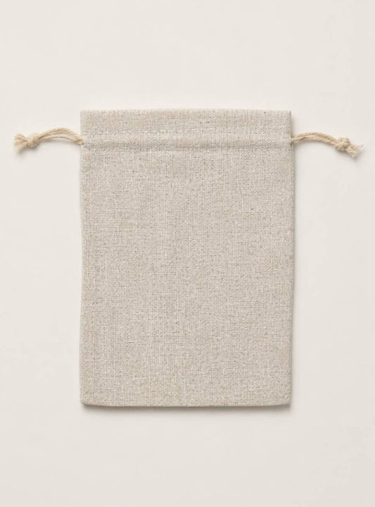 Grand pochon de rangement pour bijoux en tissu 13x18cm GRAND POCHONS TISSU