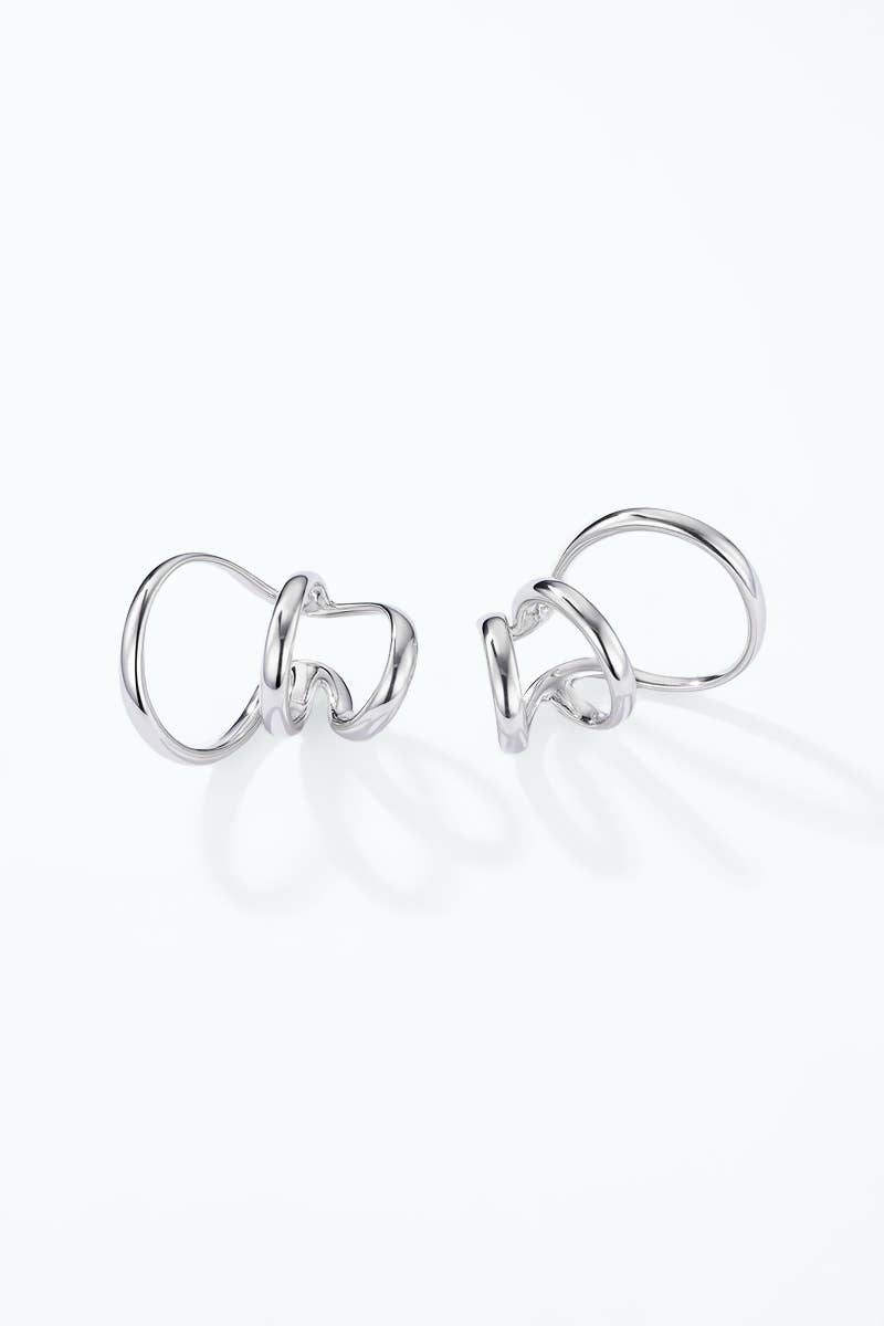 Stainless steel ear cuffs 124AQ781