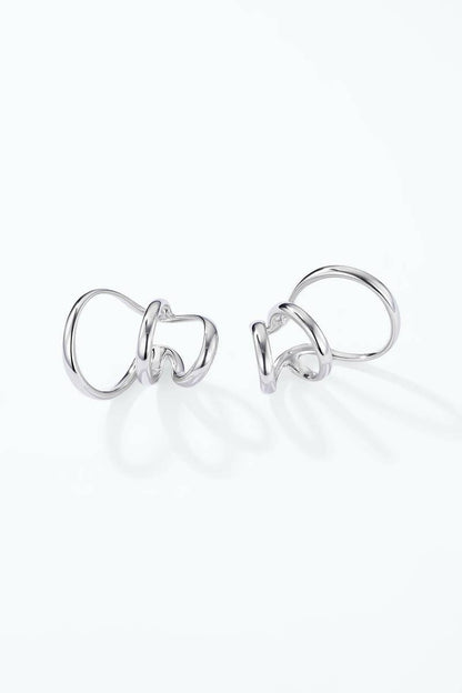 Stainless steel ear cuffs 124AQ781