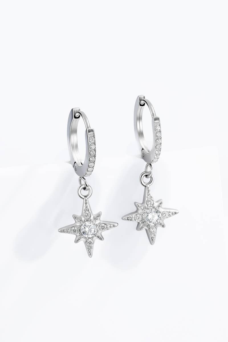 Stainless steel earrings 124AQ577