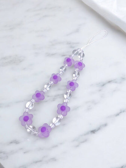 KY13 floral phone charm