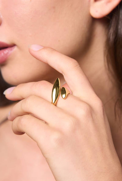 Bague femme en acier inoxydable 424YC48