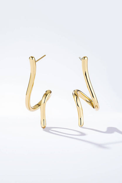 Stainless steel earrings 124AQ564
