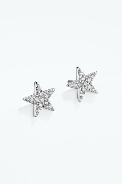 Piercings étoile pavée en acier inoxydable 124AQ826