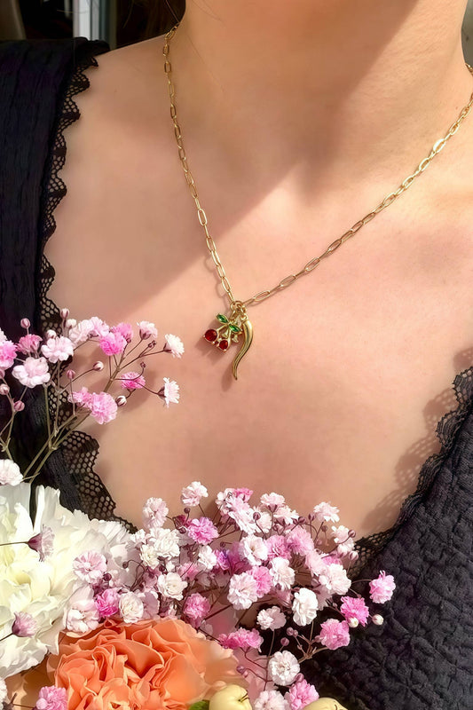 Stainless steel necklace 224AQ158