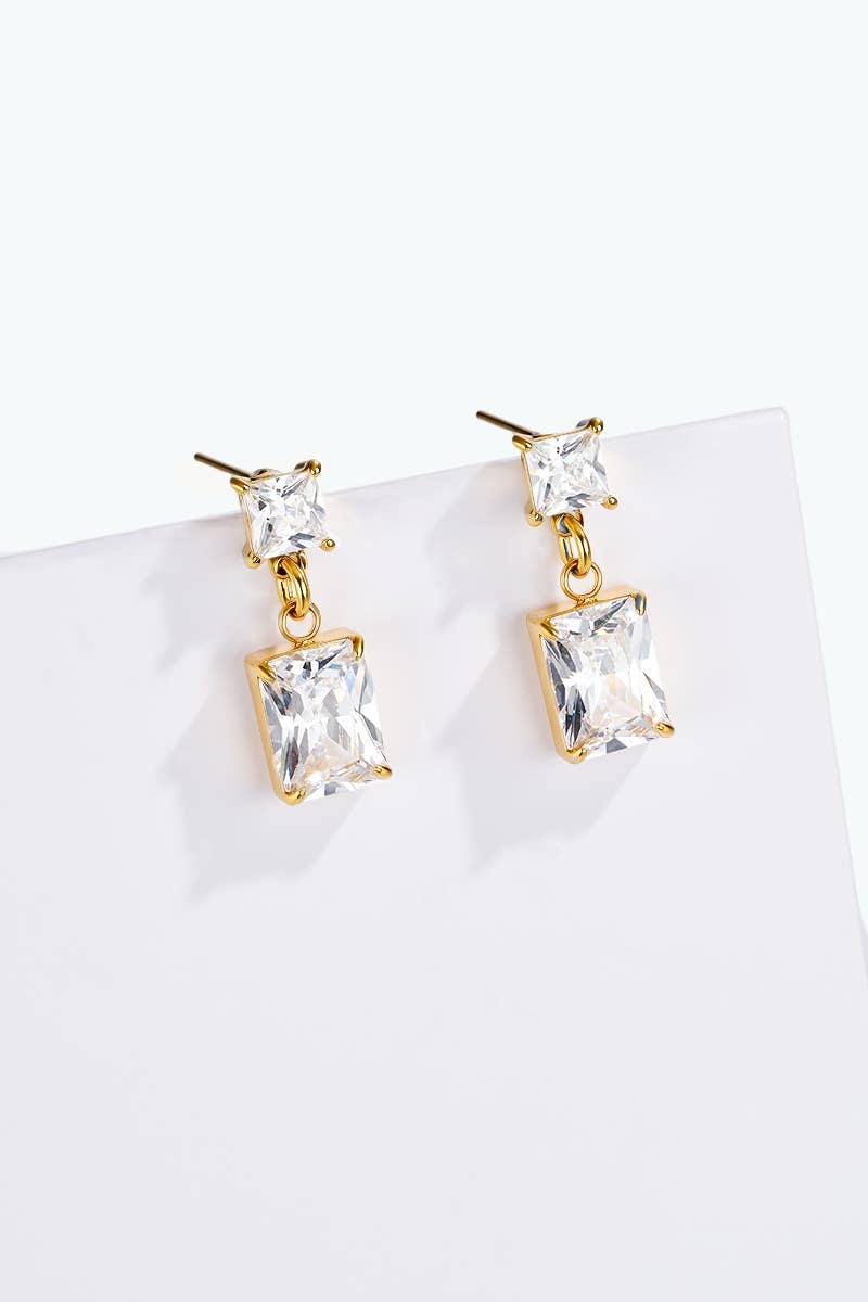 Stainless steel earrings 124RX338