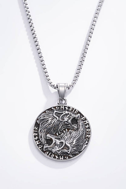 Men's stainless steel pendant 224TG07