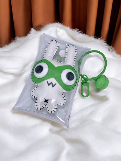 Plush keychain with bell JSG30