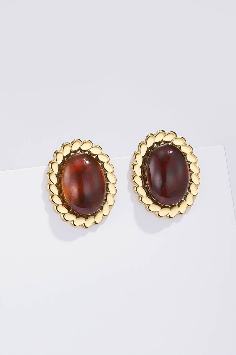 Stainless steel earrings 124RX255