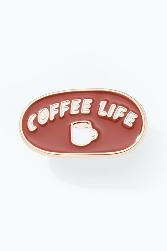 Pin's en résine Coffee Life 3cm BHY126XC