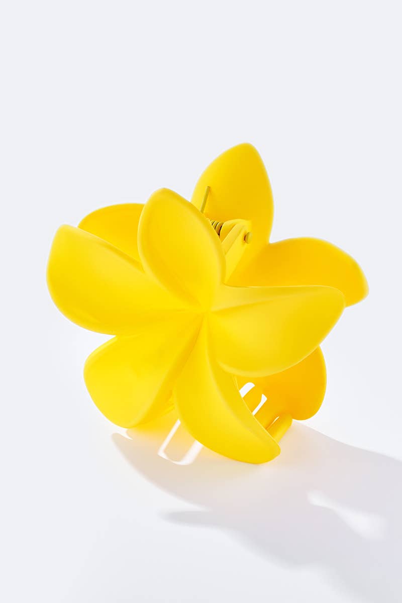 Matte flower hair claw YH52