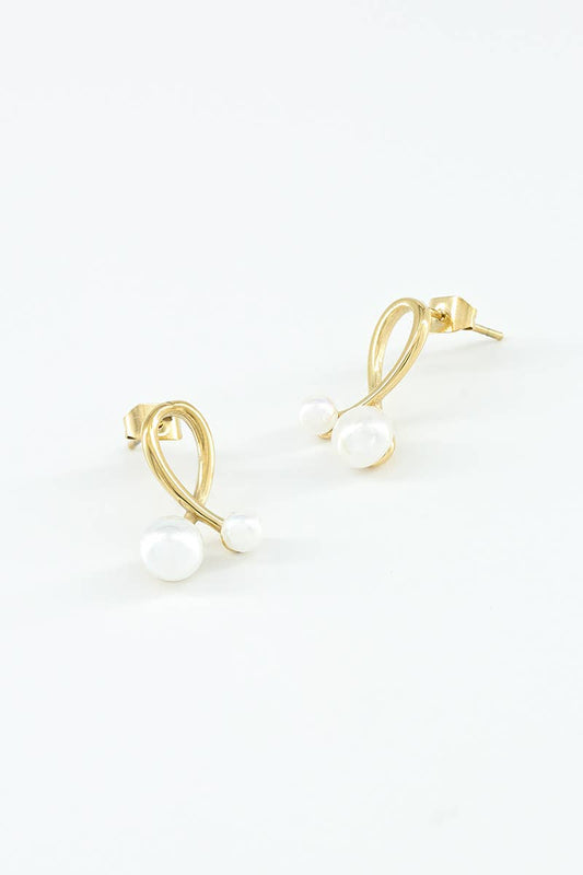 Stainless steel earrings 124AQ310