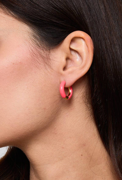 Boucles d'oreilles mini créoles en acier inoxydable 124AQ151