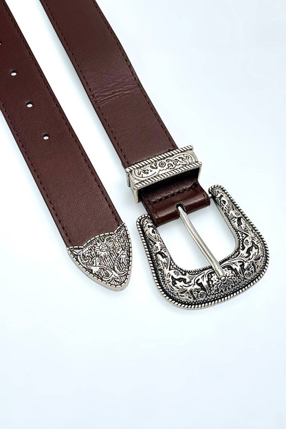 CT10 faux leather belt