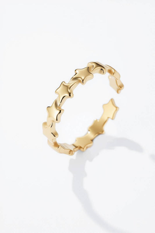 Stainless steel star ring 424CA69