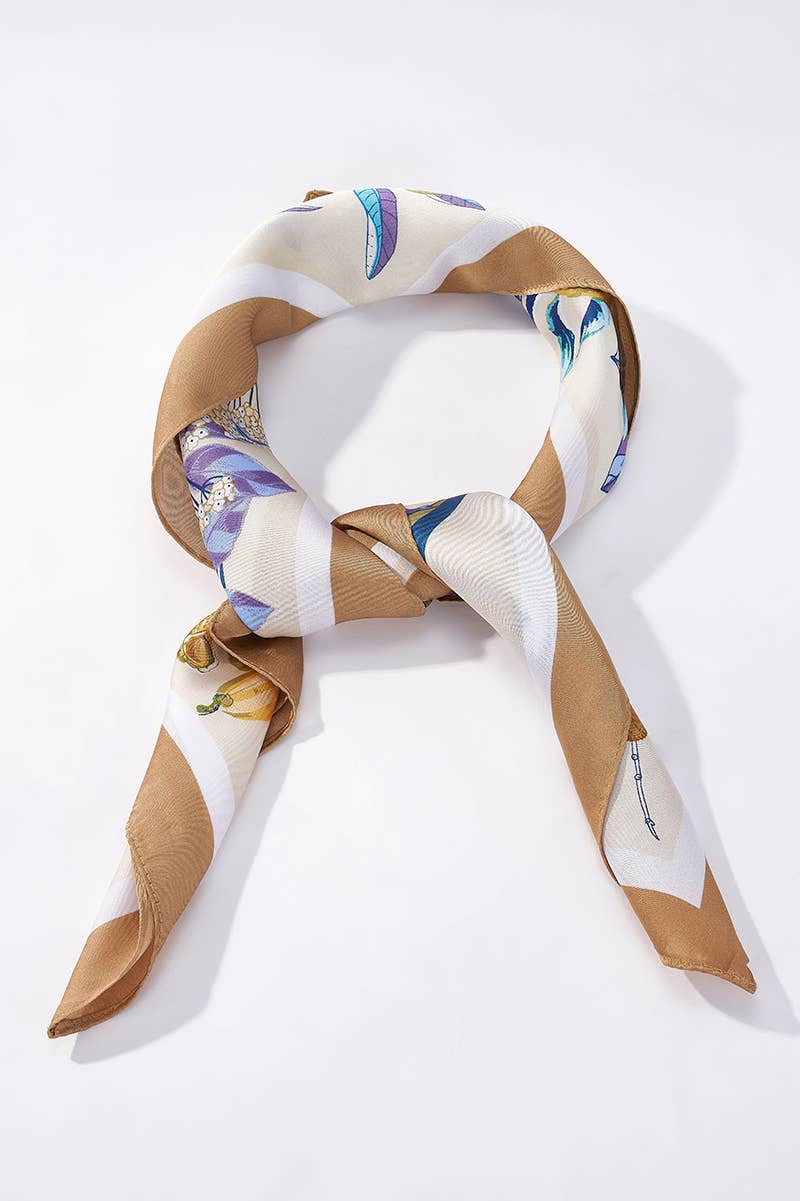Foulard à motif 65 X 65 CM FL372DF