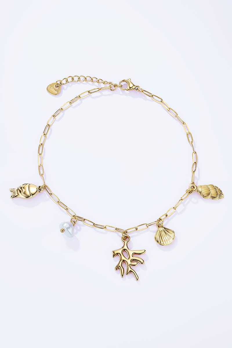 Stainless steel anklet 624RX36